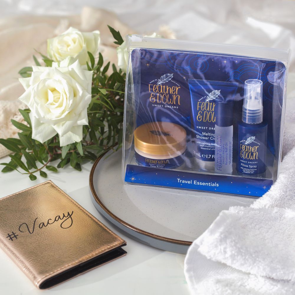 Sweet Dreams Travel Essentials Set - Feather and Down