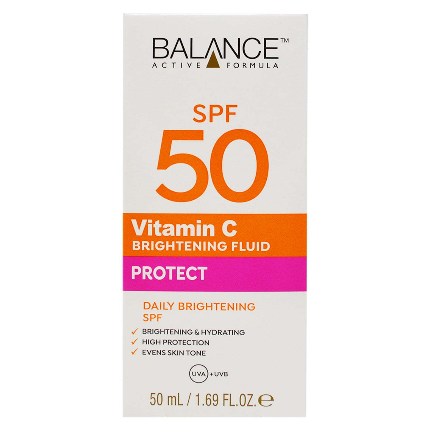 Balance Active Formula SPF 50 Vitamin C Brightening Fluid