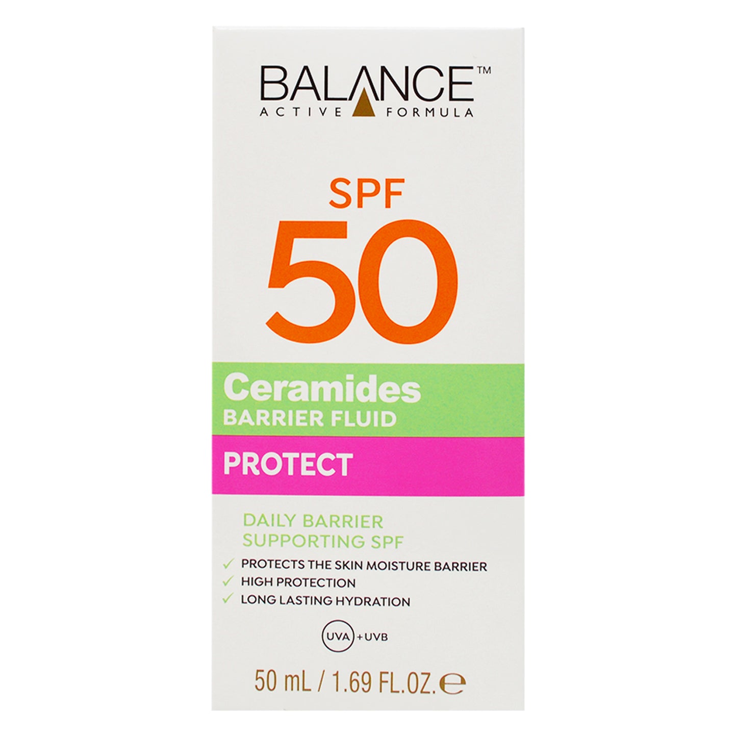 Balance Active Formula SPF 50 Ceramides Barrier Fluid