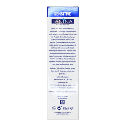 Janina Ultra White Sensitive Toothpaste 75ml