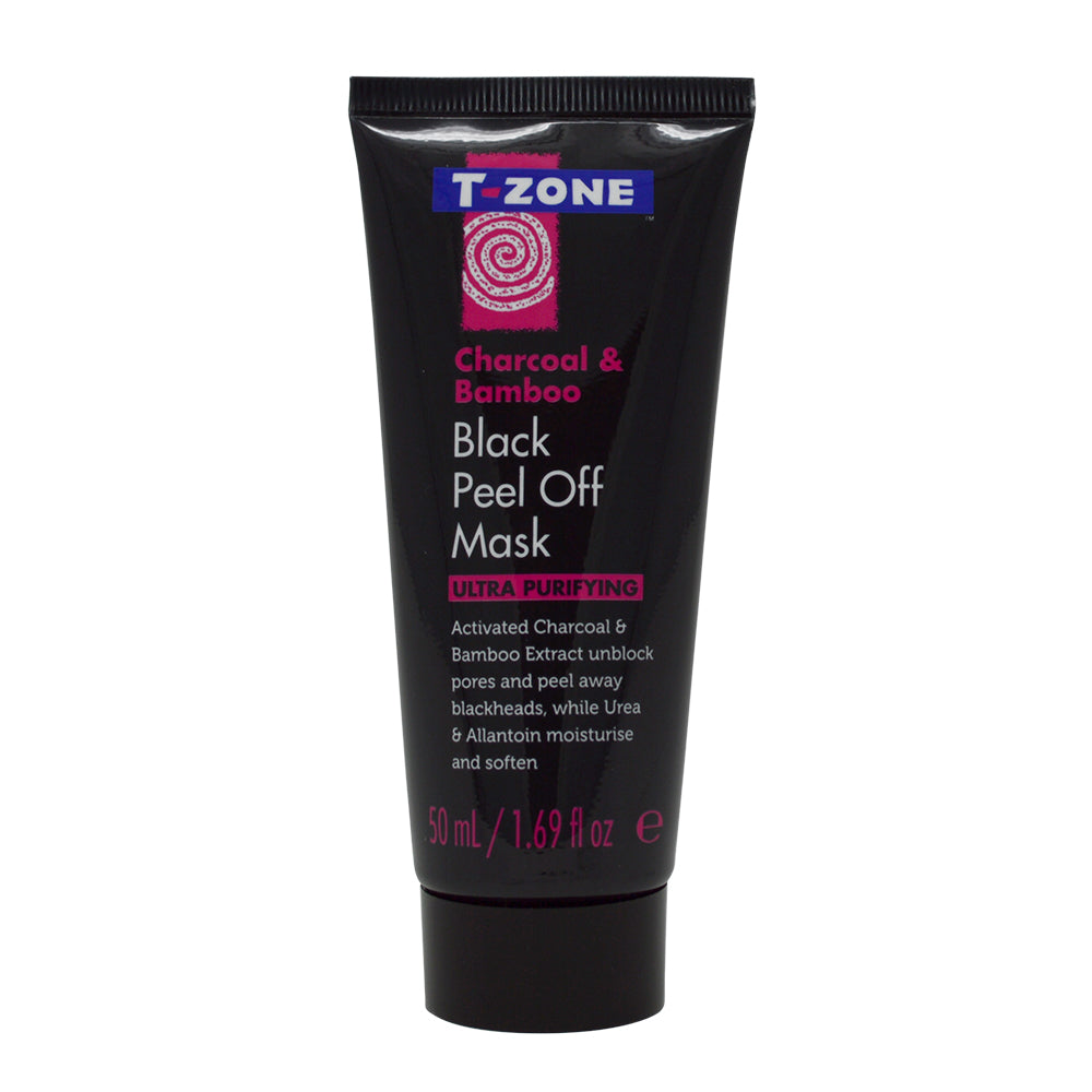 T-Zone Charcoal & Bamboo Black Peel Off Mask 50ml