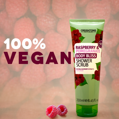 Body Bliss Raspberry & Pomegranate Shower Scrub 250ml