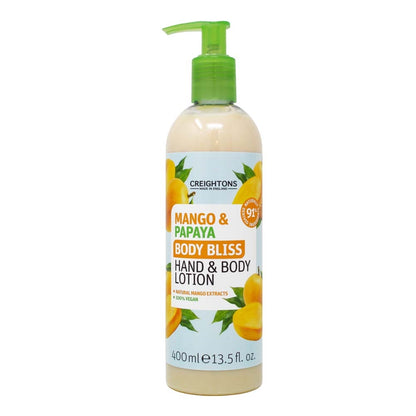 Body Bliss Mango & Papaya Hand and Body Lotion 400ml