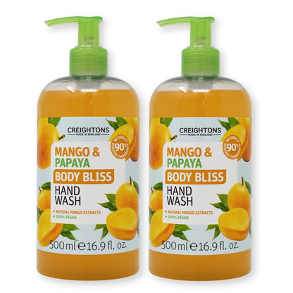 Body Bliss Mango and Papaya Hand Wash Bundle