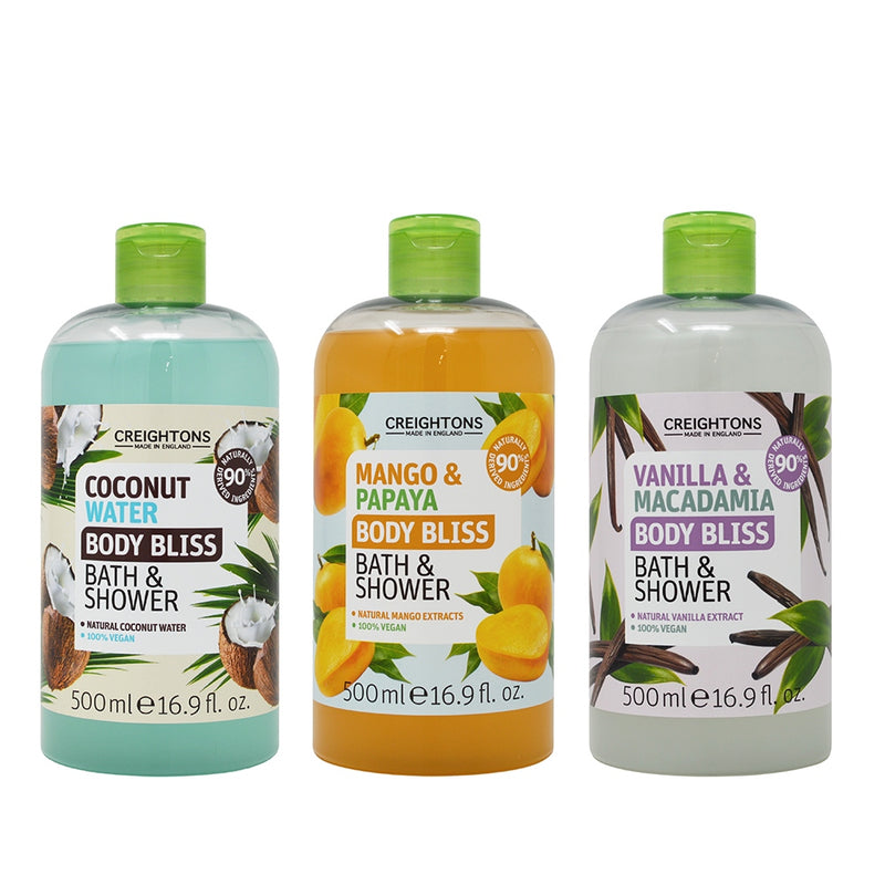 Body Bliss Vanilla & Macadamia Bath & Shower Bundle