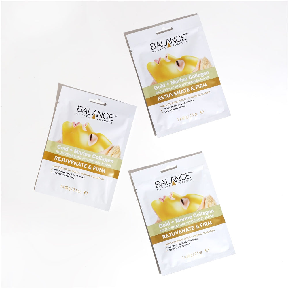 Balance Active Formula Gold + Marine Collagen Rejuvenating Hydrogel Mask