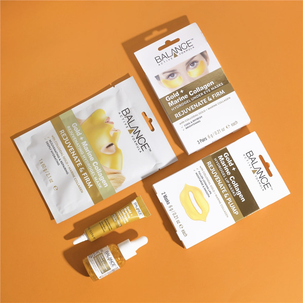 Balance Active Formula Gold + Marine Collagen Rejuvenating Hydrogel Mask