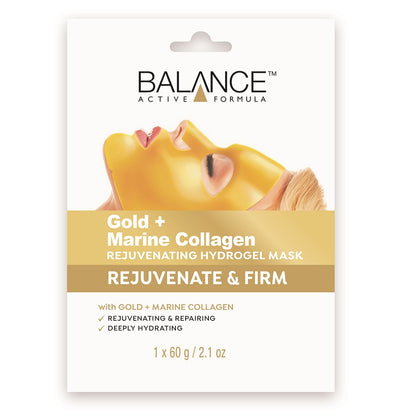 Balance Active Formula Gold + Marine Collagen Rejuvenating Hydrogel Mask